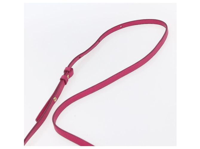 Céline Borsa a Spalla Trio Small in Pelle Rosa Oro Auth BA7686 D'oro - vista 8