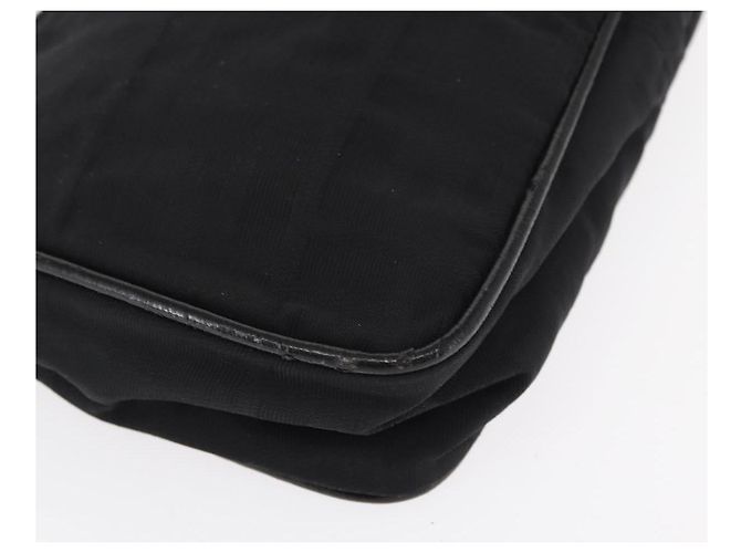 FENDI Zucca Canvas Clutch Tasche PVC 2 Set Beige Schwarz Auth bs31055 - Ansicht 15