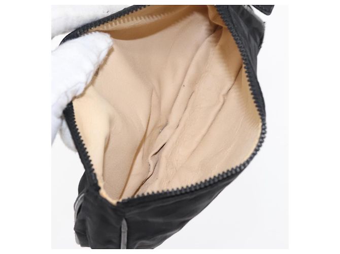 FENDI Zucca Canvas Clutch Tasche PVC 2 Set Beige Schwarz Auth bs31055 - Ansicht 16