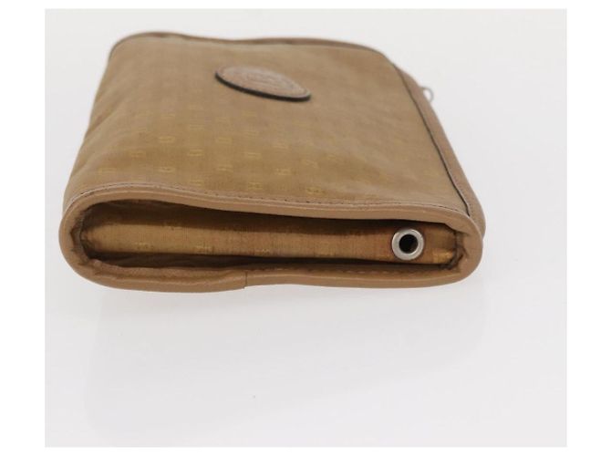 FENDI Zucca Canvas Clutch Tasche PVC 2 Set Beige Schwarz Auth bs31055 - Ansicht 4