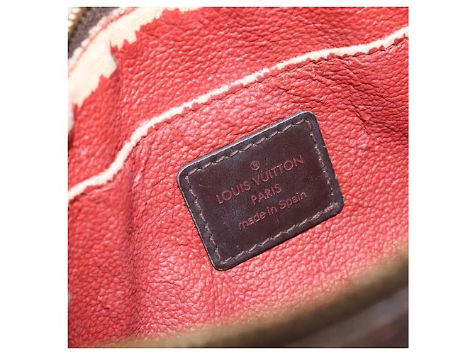 LOUIS VUITTON Pochette Cosmetica PM Damier Ebene N47516 Auth LV 152666 - vista 17