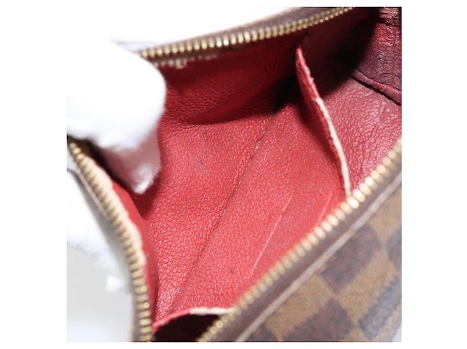 LOUIS VUITTON Pochette Cosmetica PM Damier Ebene N47516 Auth LV 152666 - vista 19