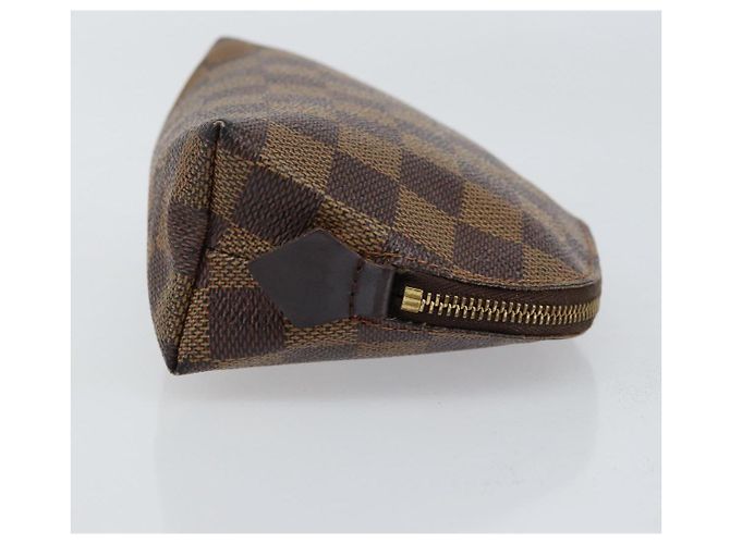 LOUIS VUITTON Pochette Cosmetica PM Damier Ebene N47516 Auth LV 152666 - vista 3