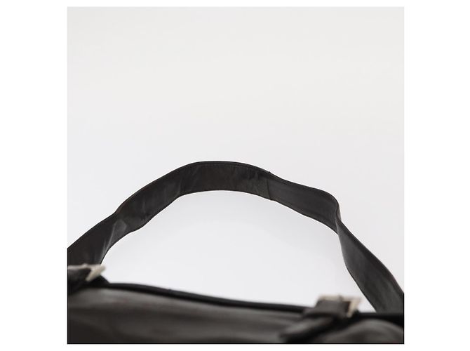 Bolso de Hombro PRADA de Nylon Cuero Caqui Plata Auténtico bs31146 - vista 14