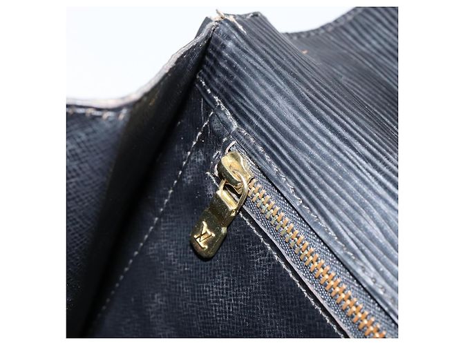 LOUIS VUITTON Borsa a Mano Epi Monceau 28 Nera M52122 LV Auth ka020 Nero - vista 24
