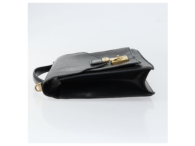 LOUIS VUITTON Borsa a Mano Epi Monceau 28 Nera M52122 LV Auth ka020 Nero - vista 4