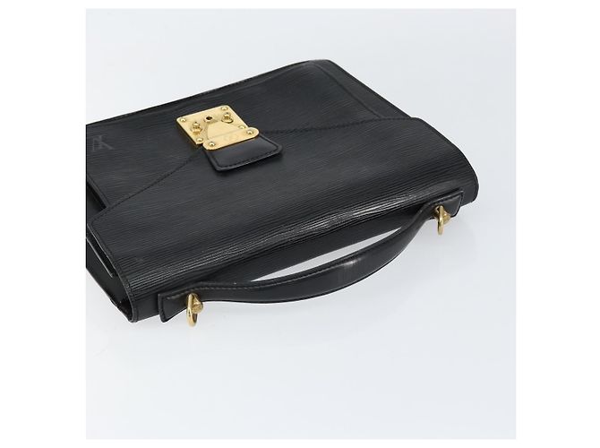 LOUIS VUITTON Borsa a Mano Epi Monceau 28 Nera M52122 LV Auth ka020 Nero - vista 6