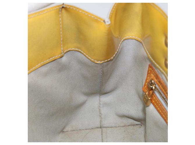LOUIS VUITTON Monogram Vernis Reade PM Borsa a Mano Grigia M91145 LV Auth 153395 Grigio - vista 19