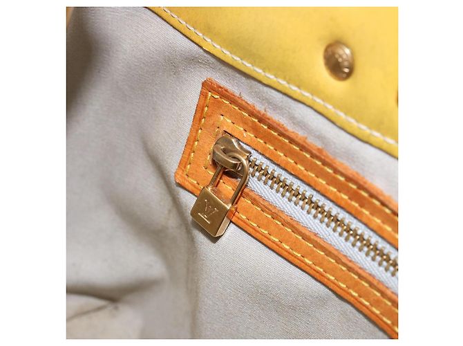 LOUIS VUITTON Monogram Vernis Reade PM Borsa a Mano Grigia M91145 LV Auth 153395 Grigio - vista 20