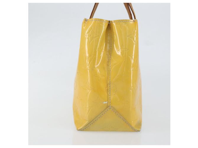 LOUIS VUITTON Monogram Vernis Reade PM Borsa a Mano Grigia M91145 LV Auth 153395 Grigio - vista 4