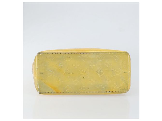LOUIS VUITTON Monogram Vernis Reade PM Borsa a Mano Grigia M91145 LV Auth 153395 Grigio - vista 5