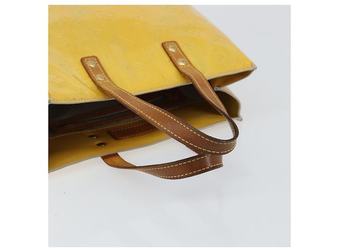 LOUIS VUITTON Monogram Vernis Reade PM Borsa a Mano Grigia M91145 LV Auth 153395 Grigio - vista 7