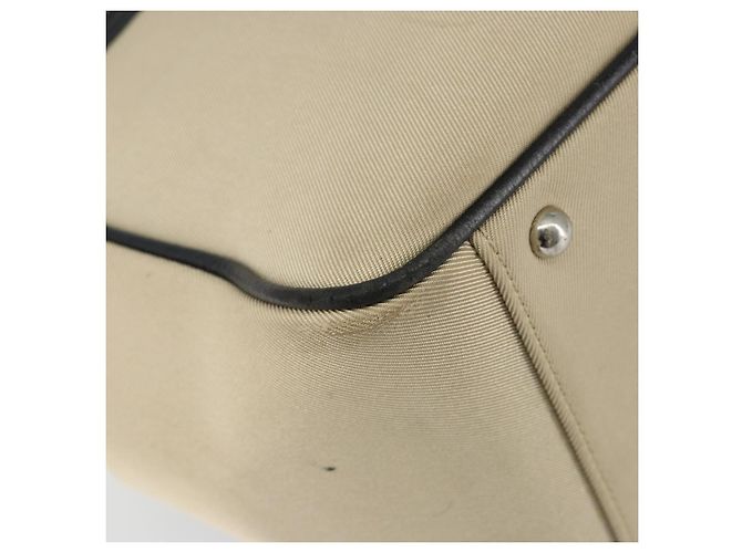 Burberry Nova Check Handtasche aus Canvas Beige Silber Authentisch bs30646 - vue 14
