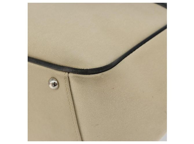 Burberry Nova Check Handtasche aus Canvas Beige Silber Authentisch bs30646 - vue 9