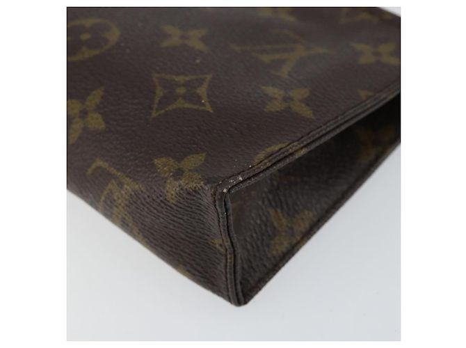 LOUIS VUITTON Poche Toilette Monogram 15 M47546 LV Auth 148123 Monogramma - vista 15