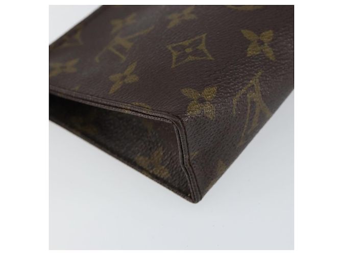 LOUIS VUITTON Poche Toilette Monogram 15 M47546 LV Auth 148123 Monogramma - vista 16