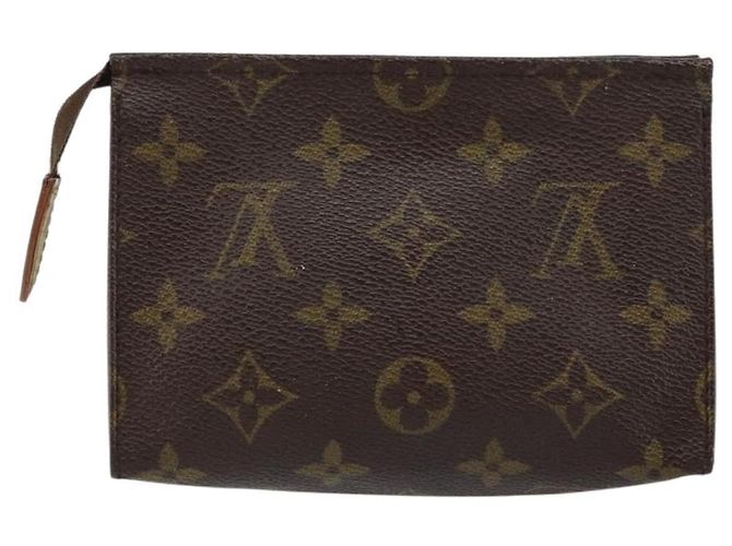 LOUIS VUITTON Poche Toilette Monogram 15 M47546 LV Auth 148123 Monogramma - vista 2