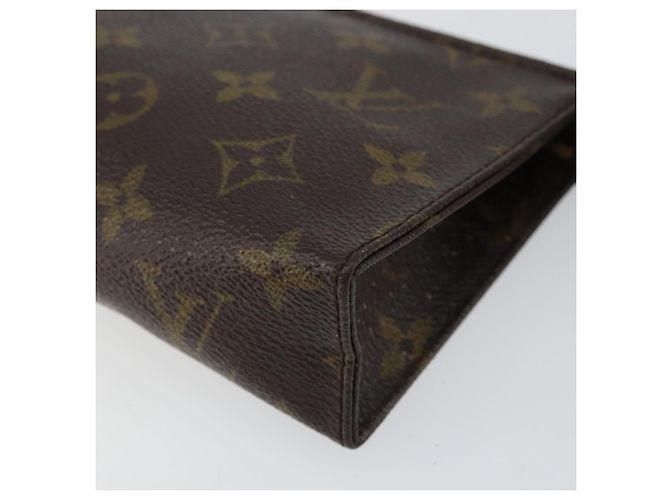 LOUIS VUITTON Poche Toilette Monogram 15 M47546 LV Auth 148123 Monogramma - vista 7