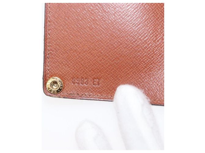 LOUIS VUITTON Monogram Porto Cartas Crdit Pression Estuche de Tarjetas M60937 Auth 147099 Monograma - vista 11