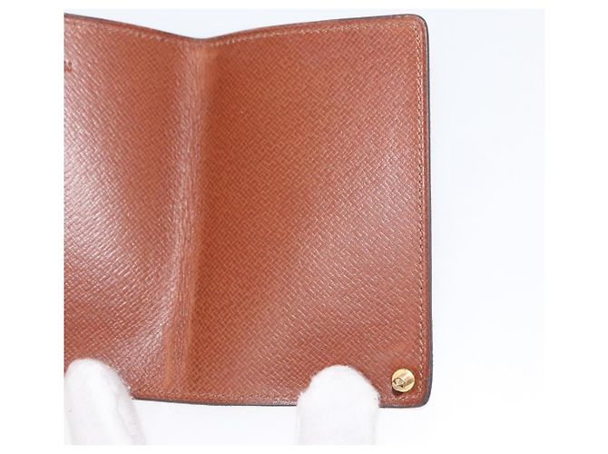 LOUIS VUITTON Monogram Porto Cartas Crdit Pression Estuche de Tarjetas M60937 Auth 147099 Monograma - vista 18