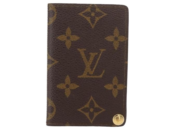 LOUIS VUITTON Monogram Porto Cartas Crdit Pression Estuche de Tarjetas M60937 Auth 147099 Monograma - vista 2