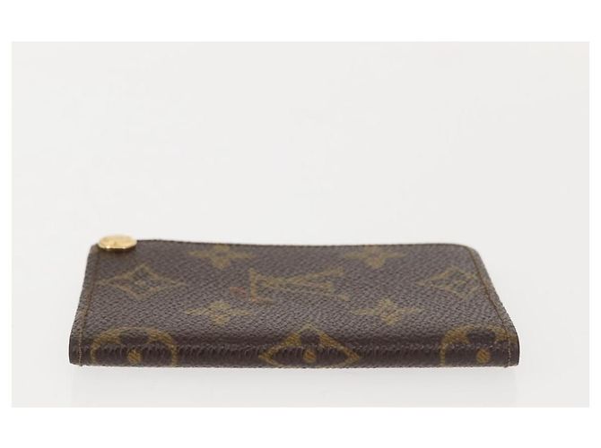 LOUIS VUITTON Monogram Porto Cartas Crdit Pression Estuche de Tarjetas M60937 Auth 147099 Monograma - vista 3