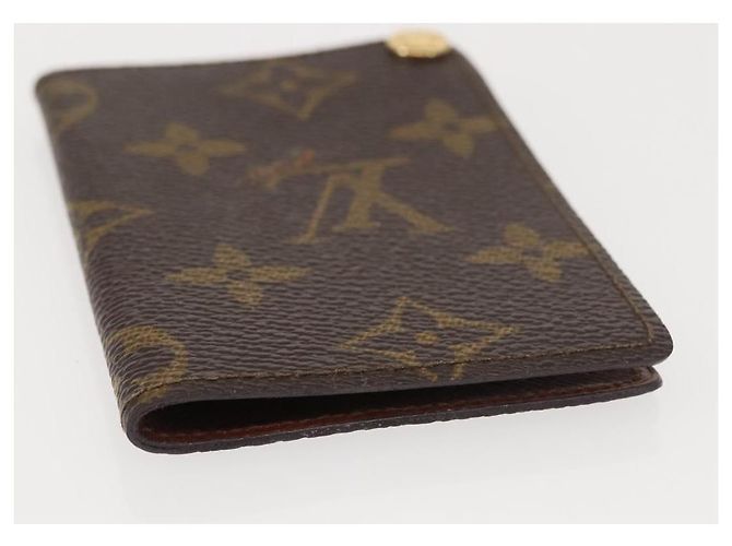 LOUIS VUITTON Monogram Porto Cartas Crdit Pression Estuche de Tarjetas M60937 Auth 147099 Monograma - vista 5
