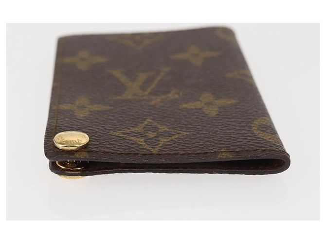 LOUIS VUITTON Monogram Porto Cartas Crdit Pression Estuche de Tarjetas M60937 Auth 147099 Monograma - vista 6