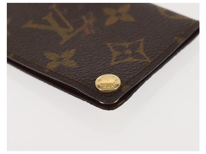 LOUIS VUITTON Monogram Porto Cartas Crdit Pression Estuche de Tarjetas M60937 Auth 147099 Monograma - vista 7