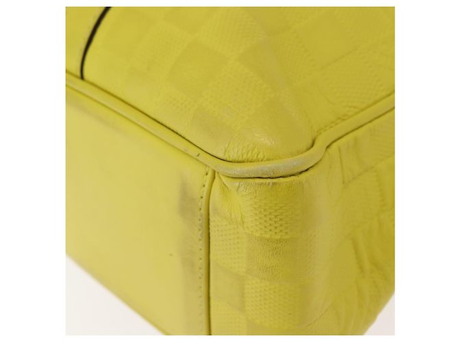 LOUIS VUITTON Borsa 2Way Tadao PM Damier Anfini Gialla N41393 LV Auth ep11572 Giallo - vista 16