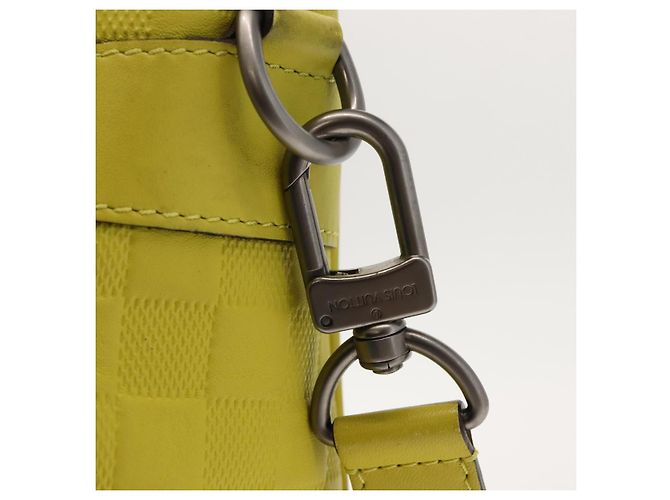 LOUIS VUITTON Borsa 2Way Tadao PM Damier Anfini Gialla N41393 LV Auth ep11572 Giallo - vista 19