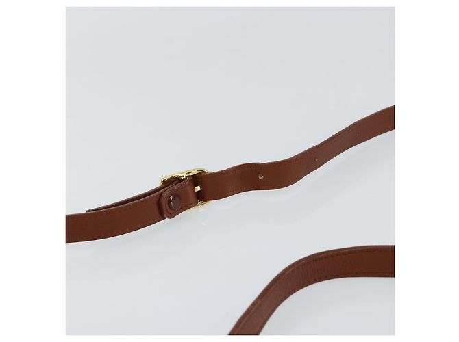 Autre Marque Borsa a Spalla Burberrys Nova Check in Pelle Marrone Oro Auth ep11687 D'oro - vista 14