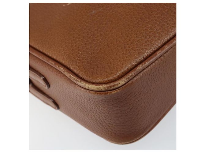Autre Marque Borsa a Spalla Burberrys Nova Check in Pelle Marrone Oro Auth ep11687 D'oro - vista 15