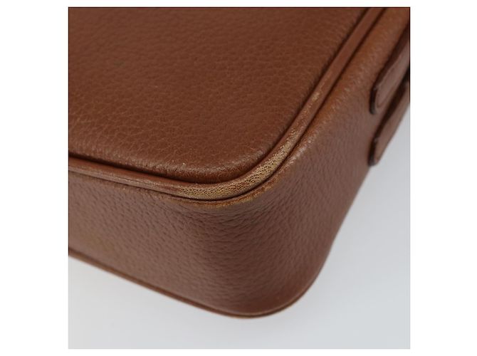 Autre Marque Borsa a Spalla Burberrys Nova Check in Pelle Marrone Oro Auth ep11687 D'oro - vista 16