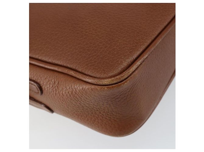 Autre Marque Borsa a Spalla Burberrys Nova Check in Pelle Marrone Oro Auth ep11687 D'oro - vista 17