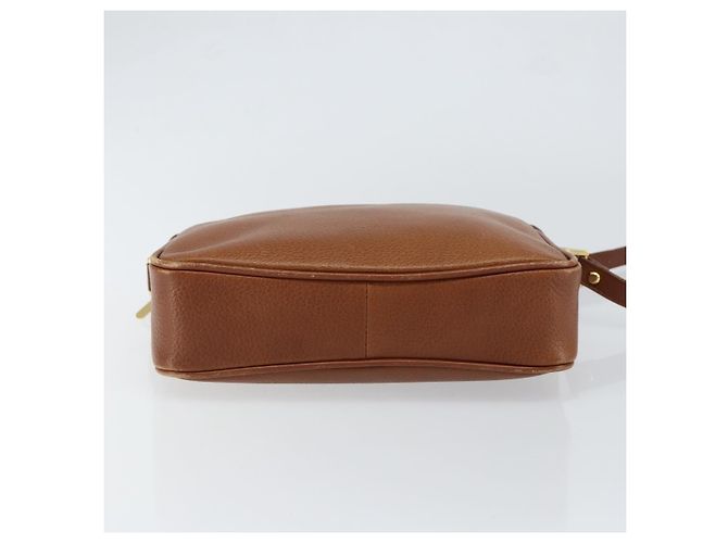 Autre Marque Borsa a Spalla Burberrys Nova Check in Pelle Marrone Oro Auth ep11687 D'oro - vista 5