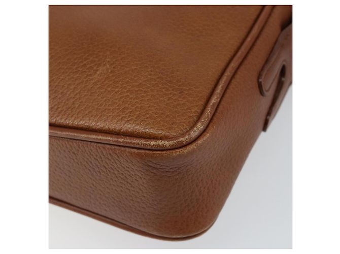 Autre Marque Borsa a Spalla Burberrys Nova Check in Pelle Marrone Oro Auth ep11687 D'oro - vista 8