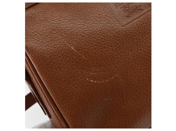 Autre Marque Borsa a Spalla Burberrys Nova Check in Pelle Marrone Oro Auth ep11687 D'oro - vista 9