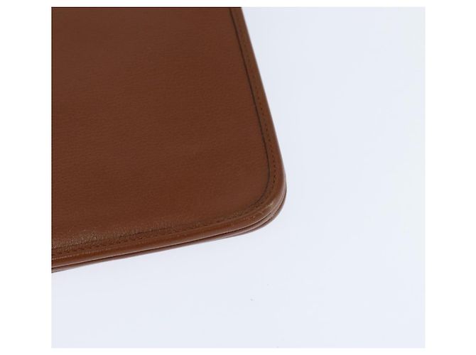 Borsa a spalla con catena Christian Dior in pelle marrone dorato Auth BA7503 D'oro - vista 13