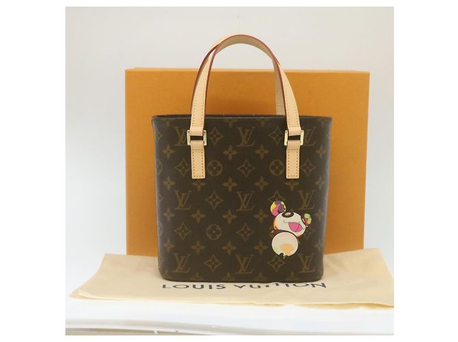LOUIS VUITTON Monogram Panda TakashiMurakami Vavin PM Borsa Tote M51173Auth26131SAV Monogramma - vista 12