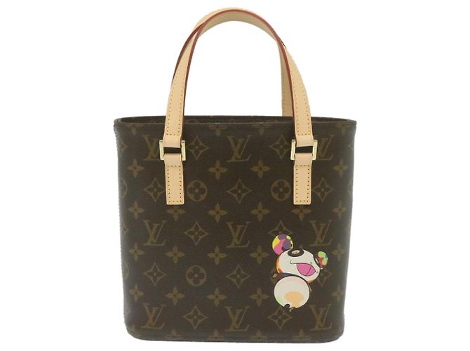 LOUIS VUITTON Monogram Panda TakashiMurakami Vavin PM Borsa Tote M51173Auth26131SAV Monogramma - vista 13