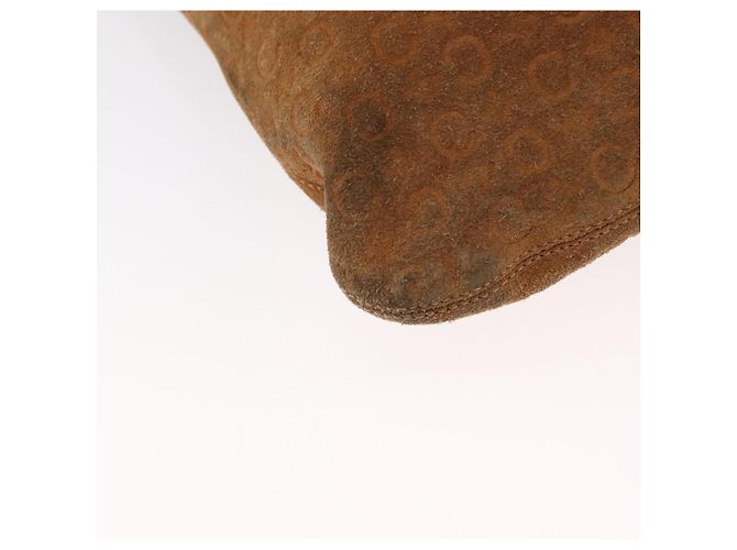 Céline Borsa a Spalla in Tela Macadam C di CELINE in Suede Marrone Oro Auth ti3487 D'oro - vista 15