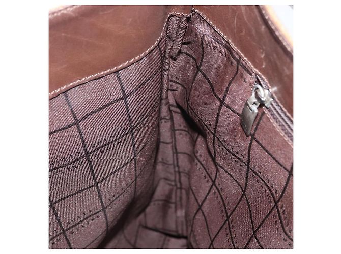 Céline Borsa a Spalla in Tela Macadam C di CELINE in Suede Marrone Oro Auth ti3487 D'oro - vista 18
