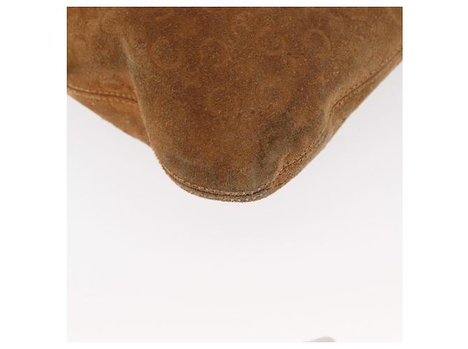 Céline Borsa a Spalla in Tela Macadam C di CELINE in Suede Marrone Oro Auth ti3487 D'oro - vista 9