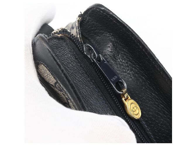 GUCCI GG Supreme Sherry Line Schultertasche PVC Rot Marine 41 02 013 Auth am9899 Marineblau - Ansicht 10