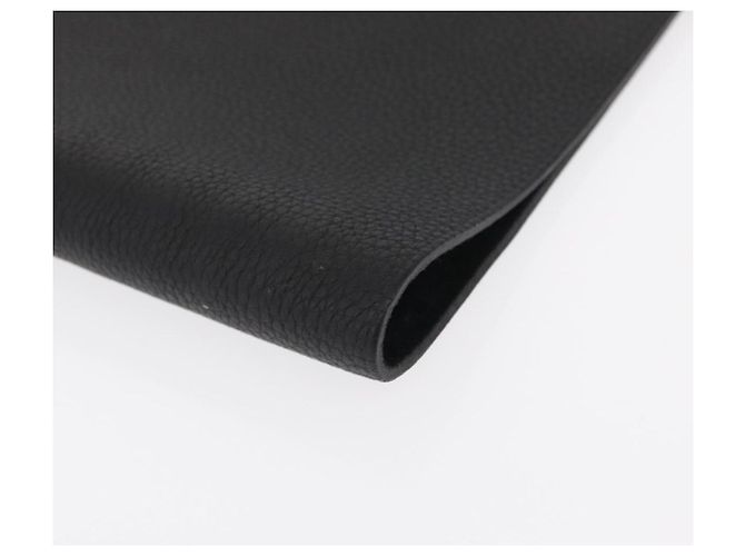 Hermès HERMES Yuris MM Copertura per Note in Pelle Nera Auth 157160V Nero - vista 7