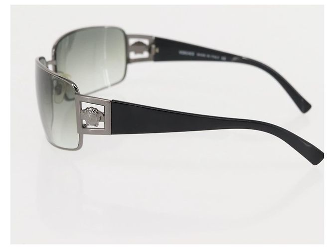 Occhiali da sole Medusa VERSACE in plastica nera Auth bs30255 Nero - vista 6