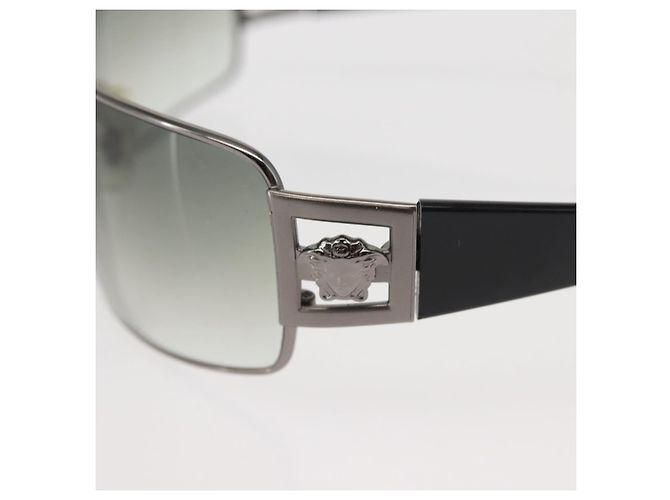 Occhiali da sole Medusa VERSACE in plastica nera Auth bs30255 Nero - vista 7