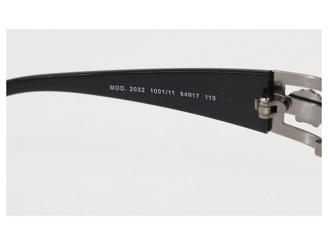Occhiali da sole Medusa VERSACE in plastica nera Auth bs30255 Nero - vista 9