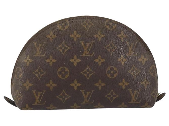 LOUIS VUITTON Pochette Cosmetica Demi Ronde Monogram M47520 LV Auth 157606 Monogramma - vista 2